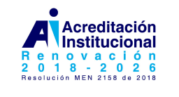 Sello de acreditación institucional del Ministerio de Educación con renovación 2018-2026 de EAFIT