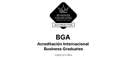 Sello de acreditación internacional Business Graduates (BGA) de Universidad EAFIT